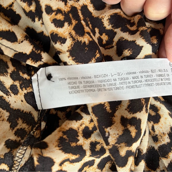 BNWT Zara Leopard Print Top - Picture 6 of 12